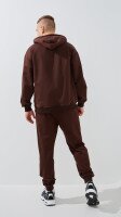 Купить Спортивные штаны однотонные мужские GENUA G01225-0002 S Коричневый Артикул: 2000999473845 Миниатюра фотографии № 4