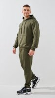 Купить Спортивные штаны однотонные мужские GENUA G01225-0002 S Хаки Артикул: 2000999473944 Миниатюра фотографии № 3