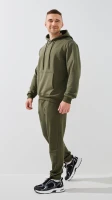 Купить Спортивные штаны однотонные мужские GENUA G01225-0002 L Хаки Артикул: 2000999473968 Миниатюра фотографии № 3