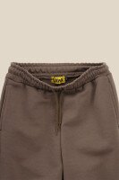 Спортивные штаны однотонные для девочки LAWA GBC02330 140 см Шоколадный  Фото №1