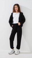Купить Спортивные штаны однотонные для девочки LAWA GBC02330 146 см Черный Артикул: 2000999466182 Миниатюра фотографии № 2