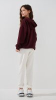 Купить Спортивные штаны однотонные для девочки LAWA GBC02330 146 см Молочный Артикул: 2000999470981 Миниатюра фотографии № 5