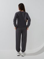 Купить Спортивные штаны однотонные женские GENUA G01142-0001K S Графитовый Артикул: 2000999486463 Миниатюра фотографии № 4