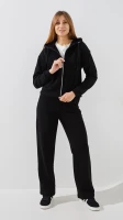 Купить Спортивные штаны однотонные женские GENUA G01142-0004K 4XL Черный Артикул: 2000999488559 Миниатюра фотографии № 2