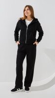 Купить Спортивные штаны однотонные женские GENUA G01142-0004K M Черный Артикул: 2000999488436 Миниатюра фотографии № 3