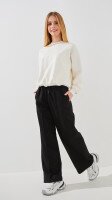 Купить Спортивные штаны палаццо для девочки LAWA K-GBC02302 146 см Черный Артикул: 2000999458897 Миниатюра фотографии № 3
