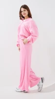 Купить Спортивные штаны палаццо однотонные женские LAWA K-WBC02304 XL Розовый Артикул: 2000999447525 Миниатюра фотографии № 3