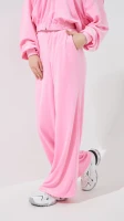 Купить Спортивные штаны палаццо однотонные женские LAWA K-WBC02304 XL Розовый Артикул: 2000999447525 Миниатюра фотографии № 4