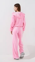 Купить Спортивные штаны палаццо однотонные женские LAWA K-WBC02304 XL Розовый Артикул: 2000999447525 Миниатюра фотографии № 5