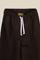 Спортивные штаны палаццо женские LAWA WTC02424 XL Темно-коричневый  Фото №3