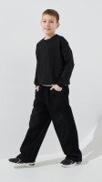 Купить Спортивные штаны с принтом для мальчика Dinomin 9493 122 см Черный Артикул: 2000999433559 Миниатюра фотографии № 3
