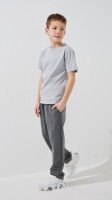 Купить Спортивные штаны зауженные для мальчика Dinomin 10126 140 см Графитовый Артикул: 2000999493577 Миниатюра фотографии № 3
