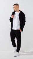 Купить Спортивный костюм мужской GENUA G01208-0002 XL Черный Артикул: 2000999469497 Миниатюра фотографии № 2