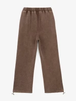 Купить Спортивный костюм палаццо однотонный женский GENUA 6656 2XL Коричневый Артикул: 2000999407192 Миниатюра фотографии № 17