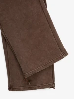 Купить Спортивный костюм палаццо однотонный женский GENUA 6656 2XL Коричневый Артикул: 2000999407192 Миниатюра фотографии № 16