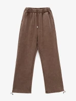 Купить Спортивный костюм палаццо однотонный женский GENUA 6656 2XL Коричневый Артикул: 2000999407192 Миниатюра фотографии № 14