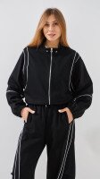 Купить Спортивный костюм палаццо женский GENUA G05 S Черный Артикул: 2000999426681 Миниатюра фотографии № 3