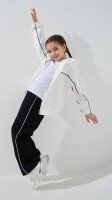 Купити Спортивний костюм толстовка+штани для дівчинки  C2565 116 см Біло-чорний Артикул: 2000999431777 Фото мініатюра № 2