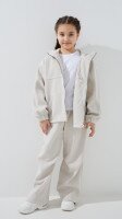 Купить Спортивный костюм толстовка+штаны для девочки Do La La 60827 122 см Бежевый Артикул: 2000999430039 Миниатюра фотографии № 1