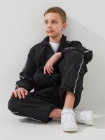 Купить Спортивный костюм толстовка+штаны для мальчика LAWA BBC02350 140 см Черный Артикул: 2000999567131 Миниатюра фотографии № 2