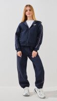 Купити Спортивний костюм толстовка+штани з принтом для дівчинки LAWA P-GT02302 134 см Графітовий Артикул: 2000999394195 Фото мініатюра № 4