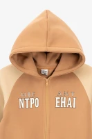 Спортивный костюм кофта+штаны для мальчика Lizi 3123 122 см Коричнево-бежевый  Фото №8