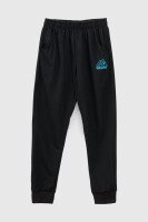 Спортивний костюм (кофта+штани) для хлопчика XHZ-0596 158 см Чорно-блакитний (2000990733139D)  Фото №13