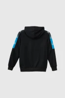 Спортивный костюм (кофта+штаны) для мальчика XHZ-0596 146 см Черно-голубой (2000990733115D)  Фото №12