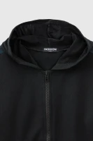 Спортивный костюм (кофта+штаны) для мальчика XHZ-0596 146 см Черно-голубой (2000990733115D)  Фото №9