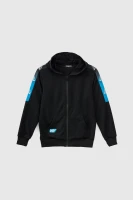 Спортивный костюм (кофта+штаны) для мальчика XHZ-0596 146 см Черно-голубой (2000990733115D)  Фото №8