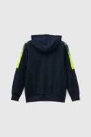 Спортивний костюм (кофта+штани) для хлопчика XHZ-0596 164 см Темно-синій з салатовим (2000990733207D)  Фото №11