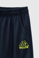 Спортивний костюм (кофта+штани) для хлопчика XHZ-0596 134 см Темно-синій з салатовим (2000990733214D)  Фото №13