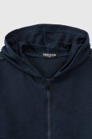 Спортивний костюм (кофта+штани) для хлопчика XHZ-0596 134 см Темно-синій з салатовим (2000990733214D)  Фото №8