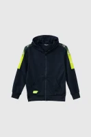 Спортивний костюм (кофта+штани) для хлопчика XHZ-0596 164 см Темно-синій з салатовим (2000990733207D)  Фото №7