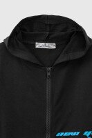 Спортивный костюм (кофта+штаны) для мальчика XHZ-0599 146 см Черно-голубой (2000990732996D)  Фото №7