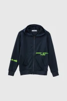 Спортивный костюм (кофта+штаны) для мальчика XHZ-0599 146 см Темно-синий с салатовым (2000990733054D)  Фото №6