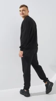 Купить Спортивные штаны однотонные мужские GENUA 2308 3XL Черный Артикул: 2000990748799 Миниатюра фотографии № 5