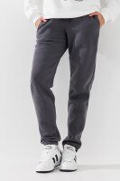 Спортивные штаны джоггеры однотонные женские LAWA WBC02438 XS Графитовый  Фото №0