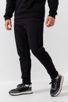 Спортивні штани однотонні чоловічі Tommy life 84984 S Чорний  Фото №1