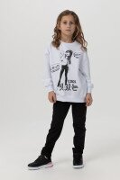 Спортивные штаны однотонные для девочки First Kids 3136 110 см Черный (2000990132260D)  Фото №2