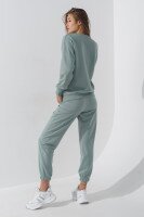 Спортивные брюки однотонные женские On me Kuz-1 baza XS Оливковый (2000989586777D)  Фото №1