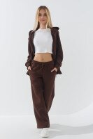Спортивные штаны палаццо для девочки ADK 2981 128 см Коричневый (2000990773524W)  Фото №0