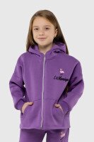 Спортивный костюм (худи, штаны) для девочки Ecrin 4610 116 см Фиолетовый (2000990093370W)  Фото №4