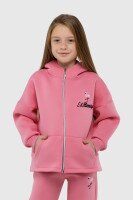 Спортивный костюм (худи, штаны) для девочки Ecrin 4610 110 см Розовый (2000990093318W)  Фото №4
