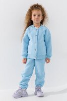 Спортивний костюм кофта+штани для дівчинки Baby Show 14358 104 см Блакитний  Фото №0