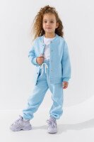 Спортивний костюм кофта+штани для дівчинки Baby Show 14358 104 см Блакитний