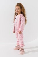 Спортивний костюм кофта+штани для дівчинки Baby Show 14358 104 см Рожевий  Фото №3