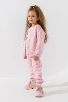 Спортивный костюм кофта+штаны для девочки Baby Show 14358 140 см Розовый  Фото №3