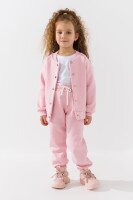 Спортивний костюм кофта+штани для дівчинки Baby Show 14358 104 см Рожевий  Фото №0