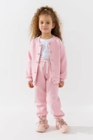 Спортивный костюм кофта+штаны для девочки Baby Show 14358 140 см Розовый  Фото №0